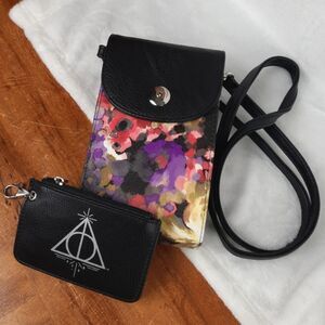 Harry Potter Deathly Vallow's Crossbody Bag and Matching Wallet